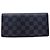 Louis Vuitton Long Wallet Damier Graphite Men's Wallet Black