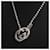 Gucci Collana Logo in Argento Nero - vista 4