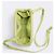 Bottega Veneta Aufbereitete Small Point Triangle Top Handle Tasche aus Seegras Golden - Ansicht 9