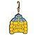 Moncler Logo Padding Keyring Yellow