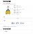 Moncler Logo Padding Keyring Yellow - view 15