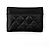 Chanel Tarjetero Boy Classic Caviar Oro Negro - vista 3