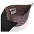 Thom Browne Clutch porta documenti medium in pelle martellata nera Nero - vista 5