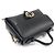 Gucci Kleiner Interlocking Top Handle aus schwarzem Leder mit Kette - Ansicht 4
