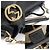 Gucci Kleiner Interlocking Top Handle aus schwarzem Leder mit Kette - Ansicht 7