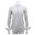 Thom Browne Camicia con collo rotondo in seta e cotone a righe University Marrone