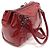 Burberry Tote Bowling Medium in vernice rosso - vista 3