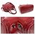 Burberry Tote Bowling Medium in vernice rosso - vista 5