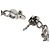 Bracciale Boucheron Ribbon Motif Quartz Diamond D'oro - vista 6