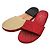 Valentino Pantofole in tessuto rosso - vista 3
