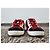 Gucci Sneakers Ace GG Diamond Towel Rosso - vista 3