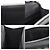 Borsa a tracolla in pelle nera Fendi Karl Lagerfeld Nero - vista 9