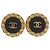 Orecchini a clip Chanel Vintage Nero