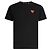 Comme Des Garcons T-Shirt mit kurzen Ärmeln Red Heart Patch AX Schwarz