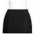 Balenciaga Minifalda negra con ribete texturizado Negro - vista 4