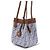 Fendi Mini borsa a secchiello FF Logo Origami Borsa a tracolla Blu - vista 3