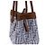 Fendi Mini borsa a secchiello FF Logo Origami Borsa a tracolla Blu - vista 9
