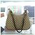 Gucci Borsa a Spalla Medium in Tela Beige Marrone - vista 25
