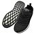 Chanel Schwarze Strick-Sneaker - Ansicht 4