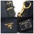 Prada Nylon Tessuto blu navy e pelle di vitello morbida con scritte - vista 7