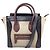 Céline Borsa 2-Way Celine Luggage Nano Nero Beige Cachi