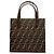 Borsa a 2 vie Fendi Zucca Pattern Marrone - vista 2