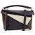 Borsa 2-Way Loewe Puzzle Bag Mini Marrone Nero Bianco