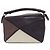 Borsa 2-Way Loewe Puzzle Bag Mini Marrone Nero Bianco - vista 2