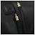 Céline Borsa a tracolla con coulisse in pelle nera Celine Nero - vista 15