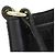 Céline Borsa a tracolla con coulisse in pelle nera Celine Nero - vista 17