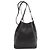 Céline Borsa a tracolla con coulisse in pelle nera Celine Nero - vista 2
