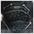 Sac à épaule en cuir tressé Yves Saint Laurent Noir  - vue 5