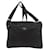 Borsa a tracolla in nylon nero Prada