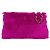 Chanel Vintage CC Chain Rabbit Fur Small Porpora