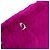 Chanel Vintage CC Chain Rabbit Fur Small Porpora - vista 5