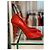 Chanel Peep-Toe Pumps Lackleder Rot Größe 39 - Ansicht 3