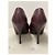 Chanel gesteppte Leder-Pumps Burgunderrot Bordeaux - Ansicht 5