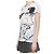Camiseta de algodón Chanel con estampado "Coco" Blanco Multicolor - vista 2