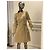 Louis Vuitton Gabardina de algodón beige con forro Monogram - vista 11