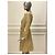 Louis Vuitton Gabardina de algodón beige con forro Monogram - vista 8