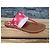 Louis Vuitton Palma Infradito Piatte Rouge Bianco Rosso Monogramma - vista 4