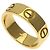 Bague Love Band de Cartier en or jaune 18K