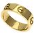 Bague Love Band de Cartier en or jaune 18K - vue 5