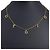 Collana Christian Dior con logo placcato oro D'oro - vista 2