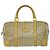 Céline Borsa Duffle Vintage Celine in Tela e Pelle Beige
