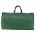 Borsa Keepall Louis Vuitton in pelle Epi 55 Verde - vista 2