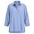 Camisa de algodón azul S Max Mara