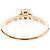 Anello Solitario Cartier 1895 in Oro Rosa D'oro - vista 8