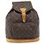 Louis Vuitton Vintage Montsouris Monogram Canvas GM Marrone
