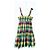 Kate Spade New York Coastal Plaid Stufen-Midikleid Weiß Rot Blau Mehrfarben Grün Gelb - Ansicht 4
